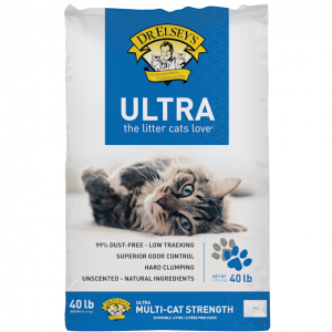 Dr. Elsey's 超级结块粘土猫砂40lbs