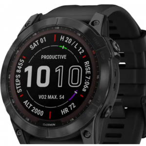 Best Buy - Garmin fēnix 7X 藍寶石太陽能 GPS 智能手表 51毫米 - 黑色 DLC 鈦金屬，直降$250 