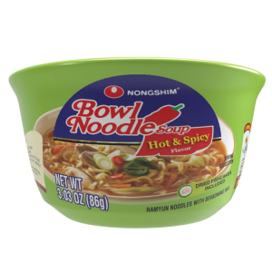 Nongshim Bowl 农心香辣速食面 12碗  @ Amazon