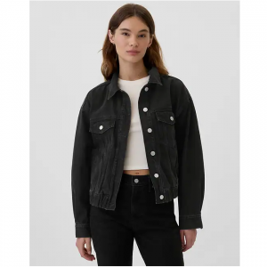 Gap Relaxed Icon Denim Bomber Jacket