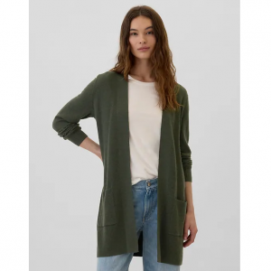Gap Long Open-Front Cardigan