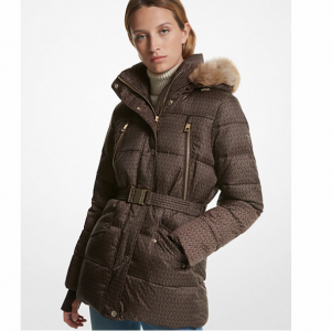 Michael Kors 女士老花羽绒服