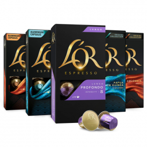 L'OR Coffee Espresso Capsules, 50 Count Mild Variety Pack @ Amazon