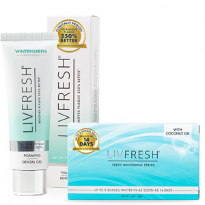 62% off LIVFRESH Molecular Teeth Cleaning & Whitening Starter Bundle @StackSocial