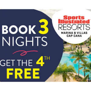 Book 3 Nights, Get the 4th Free @ Extra Holidays, Resorts Marina & Villas Cap Cana