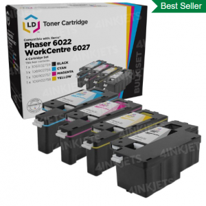 Extra 17% off Compatible Xerox Phaser 6022, WorkCentre 6027 Set of 4 Toner Cartridges @4inkjets