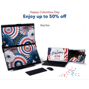 Mobile Pixels Columbus Day up to 50% OFF, Trio Max 14.1" only $377.99