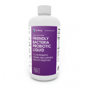 Friendly Bacteria Probiotic Liquid with 12 Probiotic Strains - 16.3 fl oz @ Dr Berg