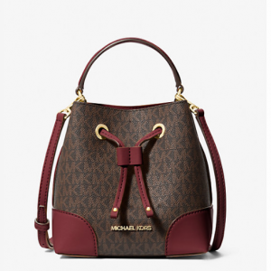 Michael Kors Mercer Small Logo Bucket Bag