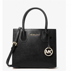 Michael Kors Mercer Medium Pebbled Leather Crossbody Bag
