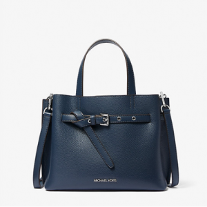 Michael Kors Emilia Small Pebbled Leather Satchel