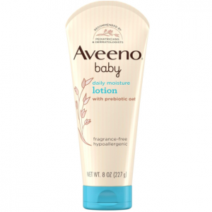 Aveeno Baby Daily Moisture Body Lotion with Prebiotic Oat 8floz @ Amazon