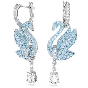 Swarovski Swan 天鹅耳环