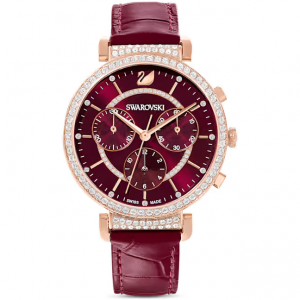 Swarovski Passage Chrono 红色手表