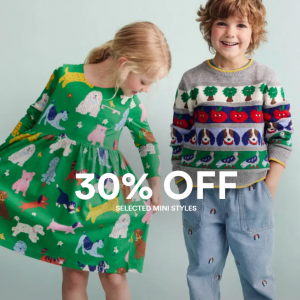 Boden - 30% Off Selected Mini Styles 