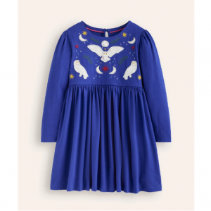 Boden Nellie Appliqué Flare 連衣裙