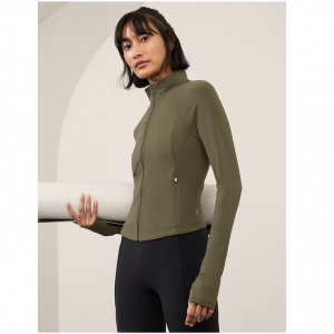 Athleta Salutation Crop Mesh Jacket 緊身夾克