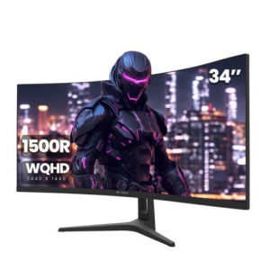 58% off CRUA 34Inch Ultrawide Gaming Monitor, WQHD(3440*1440P)144Hz/165Hz @Newegg