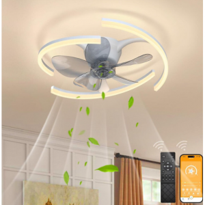 32% off 20" Ceiling Fan with Lights App & Remote Control @Until Gone