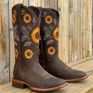 18% Off Women's Sunflower Boots Ethnic Style Boots @ MissFox