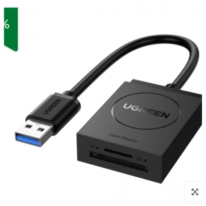 $3 off UGREEN 2-in-1 USB 3.0 SD/TF Card Reader @UGREEN