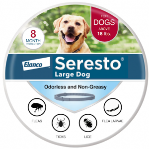 Seresto 体重超过18磅大型犬防跳蚤和蜱虫项圈