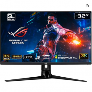 Amazon - ASUS ROG Swift PG38UQ 38" 4K 144Hz HDMI2.1 IPS 显示器 ，7.1折