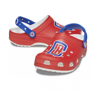 Dicks Sporting Goods官网 Crocs NBA Los Angeles Clippers 经典洞洞鞋1.8折热卖 