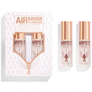 New! Charlotte Tilbury Mini Airbrush Flawless Setting Spray Duo Set @ Sephora