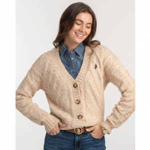 U.S. Polo Assn. 女士经典开衫