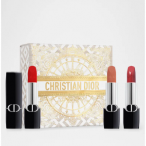 New! DIOR Limited Edition Rouge Dior Mini Lipstick Holiday Gift Set @ Neiman Marcus