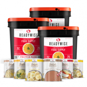 Buy 3 Prepper Packs, Get 6 #10 Cans of Food Free @ ReadyWise