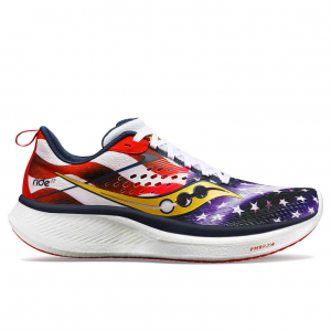 Saucony Stars & Stripes Ride 17 女士运动鞋