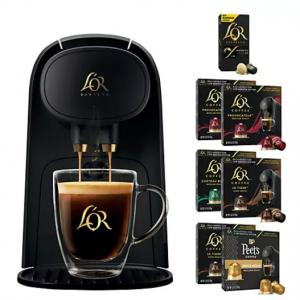 L'OR Barista Coffee & Espresso Machine + MediumDark Roast @ QVC