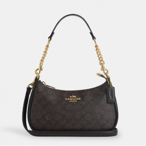 Coach Teri Shoulder Bag In Signature Canvas