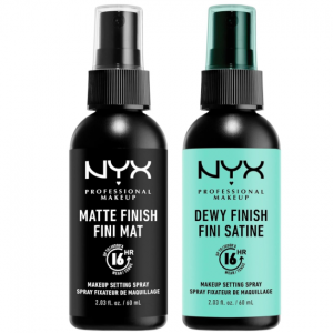 NYX PROFESSIONAL MAKEUP Makeup Setting Spray Matte + Dewy Finish ( Pack Of 2) @ Amazon