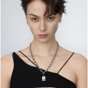 20% Off Rabbit Mahjong Tiles Pendant Necklace @ Blackhead Jewelry