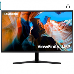 35% off SAMSUNG 32" UJ59 Series 4K UHD (3840x2160) Computer Monitor @Amazon