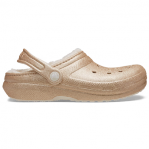 Crocs Lined Glitter 儿童衬里洞洞鞋