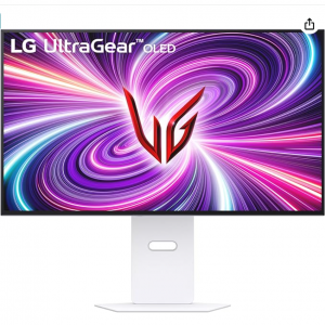 Amazon - LG UltraGear 32" 32GS95UV 4K 240Hz 1080P 480Hz OLED 显示器，7.1折