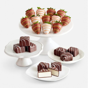 Classic Cheesecake Bites™ with Gourmet Autumn Dipped Strawberries12ct