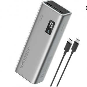 Amazon - CUKTECH 酷态科 15号电能柱 20000mAh 100W PD3.0 PPS，折上再减$20