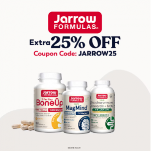 Extra 25% Off Jarrow Formulas Supplements @ Natural Healthy Concepts