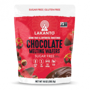 Sugar-Free Chocolate Melting Wafers 10oz @ Lakanto