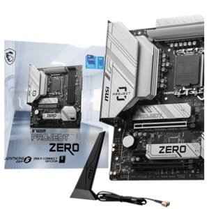 MSI B760M PROJECT ZERO mATX 主板，适用于 Intel LGA1700 CPU