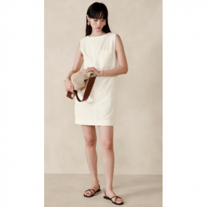 Banana Republic Hemp-Cotton Shift Dress only $24.97