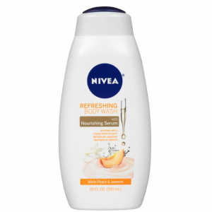 NIVEA 白桃茉莉沐浴露, 20 OZ,