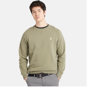 Timberland Exeter Loopback Crewneck Sweatshirt for Men in Green