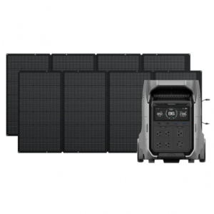 EcoFlow DELTA Pro 3便携式发电站 + 2个400W刚性太阳能电池板