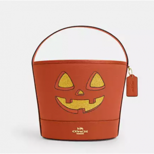 Coach Trick Or Treat Bucket With Halloween Pumpkin